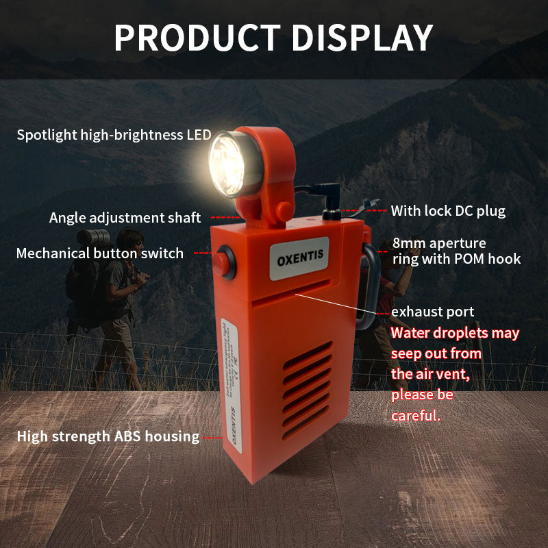 Salt Water Emergency Light, Battery-Free Water Activated Flashlight