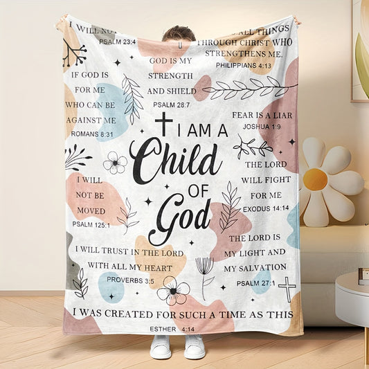 1pc Christian Women's Gift, Religious Gift, Secret Sisters Gift To Women Christian Inspiration Blanket Super Soft Linen Blanket